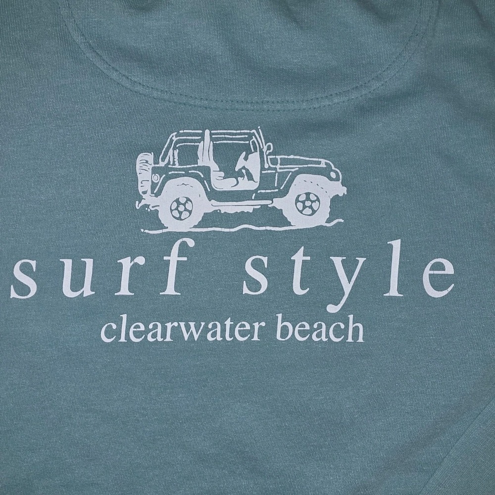 Trading Co. Beach Outfitters Surf Style XL Green Sweatshirt